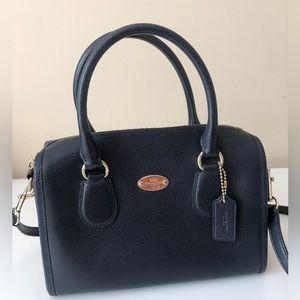 Small Coach Crossbody Bag (Navy Blue) - image 1